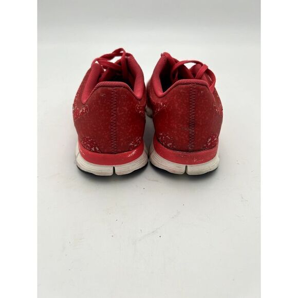 Nike Free 5.0 V4 Women's Running Shoes Size 6.5 Red/White - Picture 3 of 5